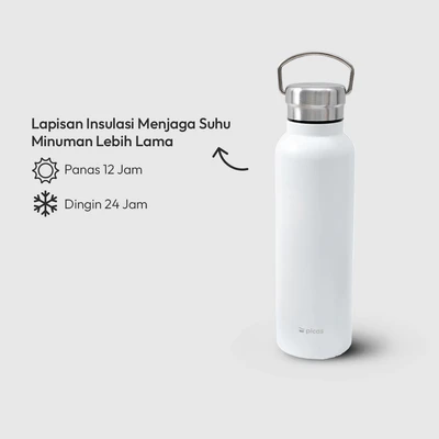 Gambar Picas Fox Botol Vacuum Flask Stainless Steel 500 ml - Putih