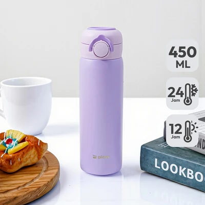Gambar Picas Latte Botol Vacuum Flask Stainless Steel 450 ml - Ungu Lavender