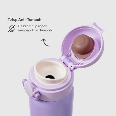 Gambar Picas Latte Botol Vacuum Flask Stainless Steel 450 ml - Ungu Lavender