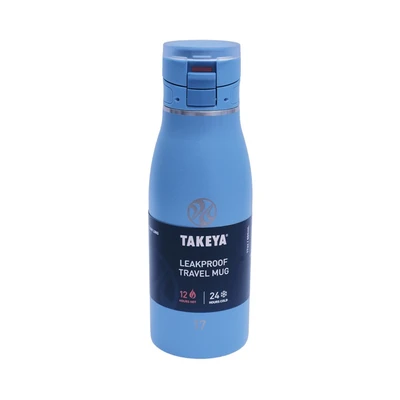 Gambar Takeya 500 Ml Mug Vacuum Flask Travel - Biru Stone