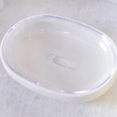 Gambar Stora 12.1x3.8x2.4 cm Tempat Sabun Batang - Putih