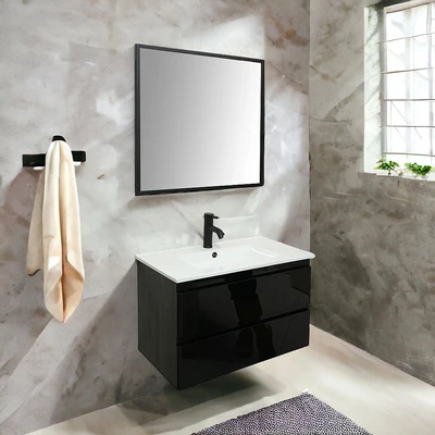 Gambar Informa Holdyn Set Kabinet Kamar Mandi - Hitam