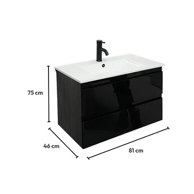 Gambar Informa Holdyn Set Kabinet Kamar Mandi - Hitam