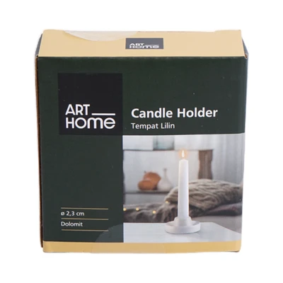 Gambar Arthome 7.5x7.5x3 cm Tempat Lilin - Krem