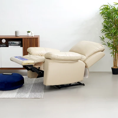 Gambar Cheers Mc Belle Sofa Recliner Kulit 1 Seater - Krem