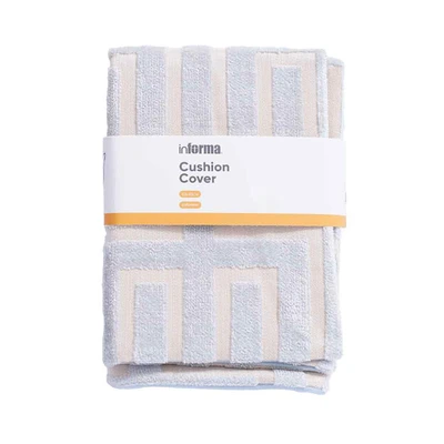 Gambar Informa Classic Sarung Bantal Sofa Polyester Jacquard V3 43x43 cm - Biru Muda