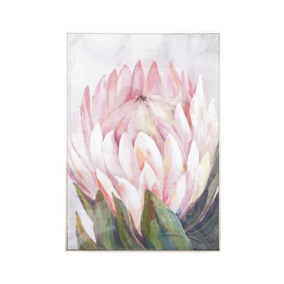 Gambar Informa Lukisan Kanvas Handmade & Print Protea 72.2x102.2 cm - Mix