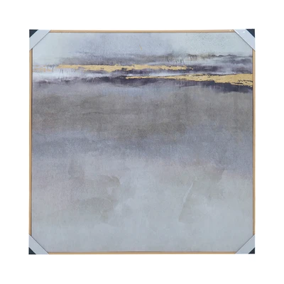 Gambar Informa Lukisan Kanvas Handmade & Print Abstract 102.2x102.2 cm - Mix