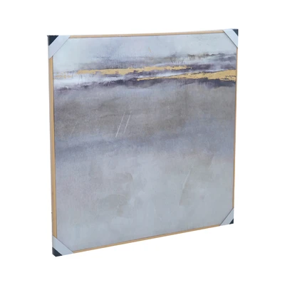 Gambar Informa Lukisan Kanvas Handmade & Print Abstract 102.2x102.2 cm - Mix