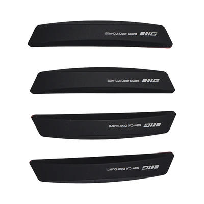 Gambar Carex Set 4 Pcs Genova Pelindung Pintu Mobil Slim Cut - Hitam