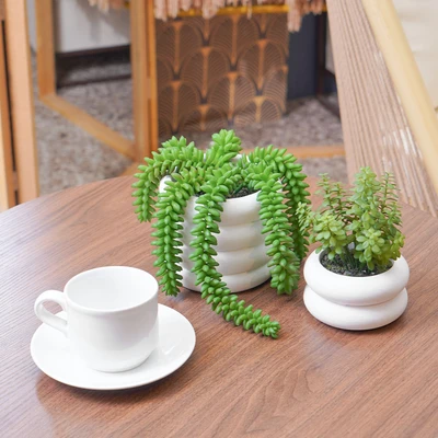 Gambar Informa Tanaman Artifisial Succulent Dengan Pot 15.24 cm - Hijau