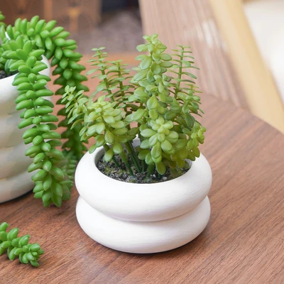 Gambar Informa Tanaman Artifisial Succulent Dengan Pot 15.24 cm - Hijau