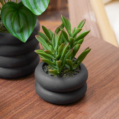 Gambar Informa Tanaman Artifisial Succulent Dengan Pot 13.97 cm - Hijau