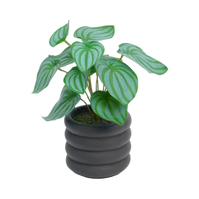 Gambar Informa Tanaman Artifisial Leaves Dengan Pot 20x20x24 cm - Hijau