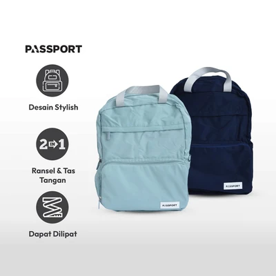 Gambar Passport Marilyn Tas Ransel Lipat - Hijau