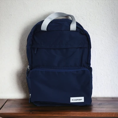 Gambar Passport Marilyn Tas Ransel Lipat - Biru Navy