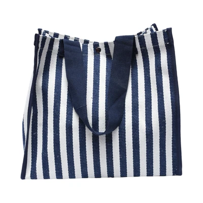Gambar Passport Maggie Tas Bahu Stripe - Biru Navy