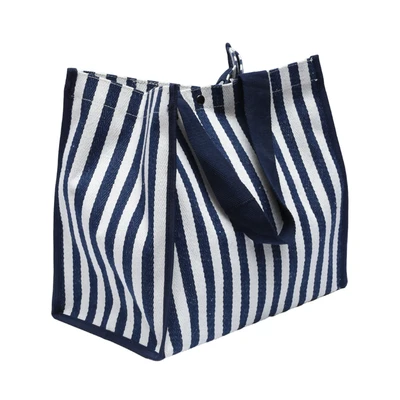Gambar Passport Maggie Tas Bahu Stripe - Biru Navy