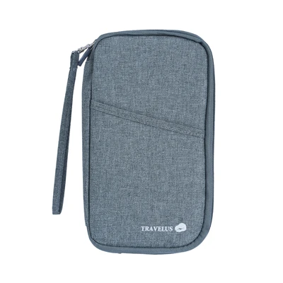 Gambar Passport Dompet Kartu Travelling - Abu-Abu