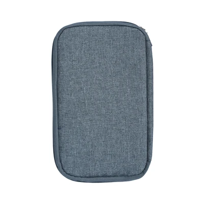 Gambar Passport Dompet Kartu Travelling - Abu-Abu
