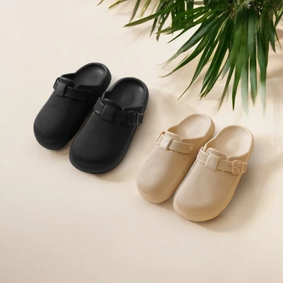 Gambar Ataru Ukuran 38/39 Sandal Clogs - Hitam