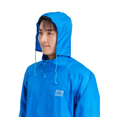 Gambar Otto Klasse Ukuran Xxxl Jas Hujan Dengan Reflector Pvc - Biru