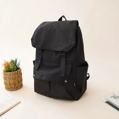 Gambar Ataru Tas Ransel Dengan Clip Nylon - Hitam