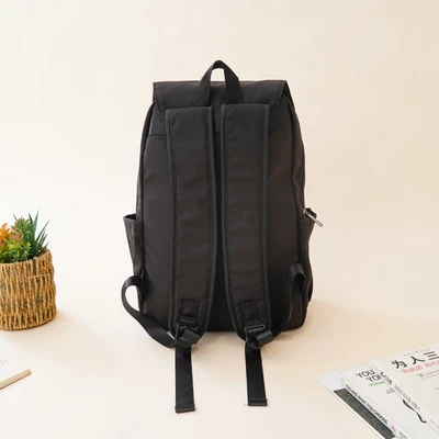 Gambar Ataru Tas Ransel Dengan Clip Nylon - Hitam