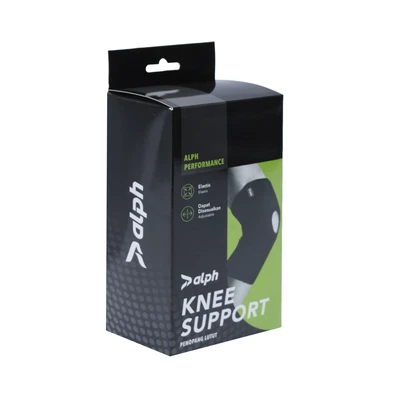 Gambar Alph Penopang Lutut Sport Protection - Hitam