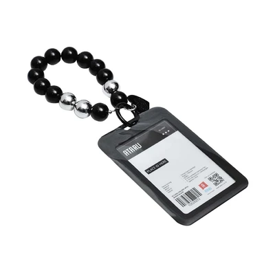 Gambar Ataru Holder Id Card Dengan Beads - Hitam