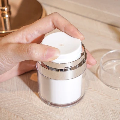 Gambar Ataru Pot Cream Pump Akrilik 30 gr - Putih