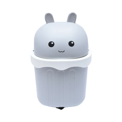Jual Ataru Tempat Sampah Meja Rabbit Abu Abu Terbaru | Ruparupa