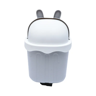 Jual Ataru Tempat Sampah Meja Rabbit Abu Abu Terbaru | Ruparupa