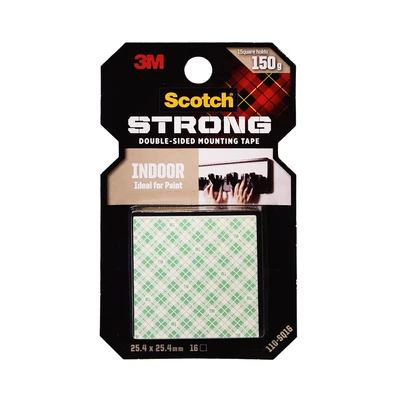 Gambar 3M Double Tape Scotch Foam Mounting Square 25.4X25.4 mm