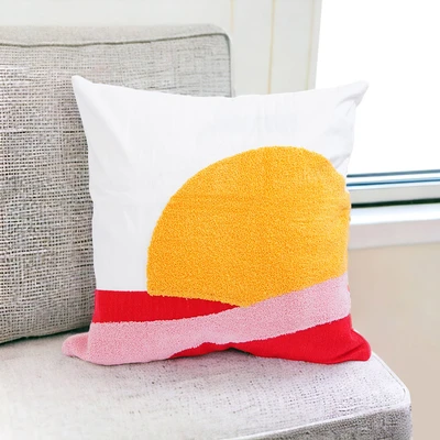 Gambar Informa Superbloom Sarung Bantal Sofa Polyester V2 45x45 cm - Putih