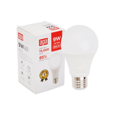 Gambar APA Bohlam LED Standard 9 Watt 900 Lumen Cool Daylight E27 - Putih