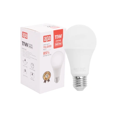 Gambar APA Bohlam LED Standard 11 Watt 1100 Lumen Cool Daylight E27 - Putih