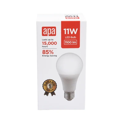 Gambar APA Bohlam LED Standard 11 Watt 1100 Lumen Cool Daylight E27 - Putih