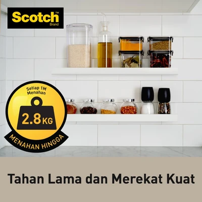 Gambar Scotch 3M Mounting Tape Strong Interior 12 mm X 4 Mtr