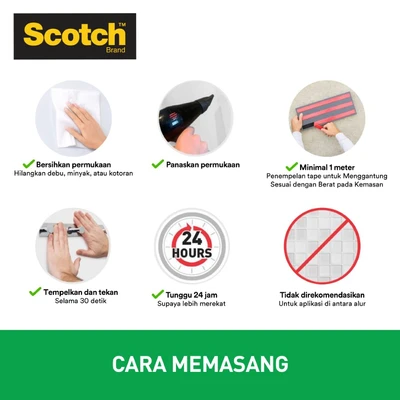 Gambar Scotch 3M Mounting Tape Outdoor 19 mm X 1.5 Mtr