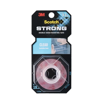 Gambar Scotch 3m Mounting Tape Transparent 19 Mm X 1.5 Mtr