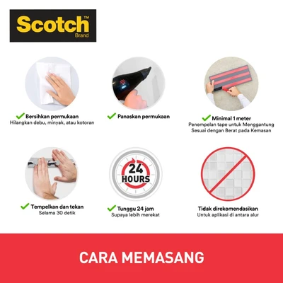 Gambar Scotch 3m Mounting Tape Extreme 19 Mm X 1.5 Mtr