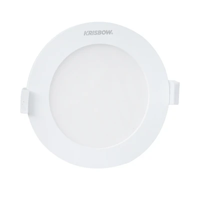 Gambar Krisbow Lampu Downlight Slim Inbow 6 Watt Cool Daylight - Putih