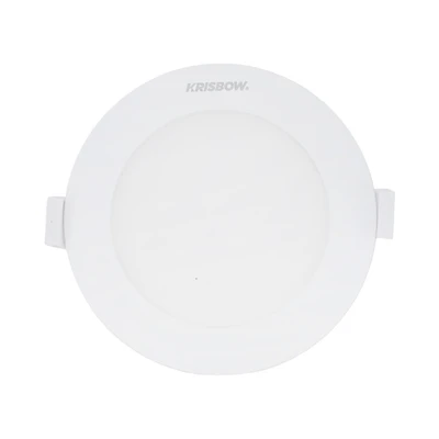 Gambar Krisbow Lampu Downlight Slim Inbow 6 Watt Warm White - Kuning