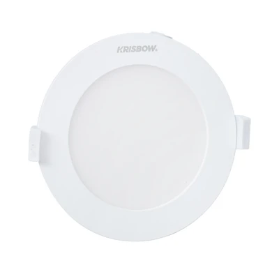 Gambar Krisbow Lampu Downlight Slim Inbow 6 Watt Warm White - Kuning