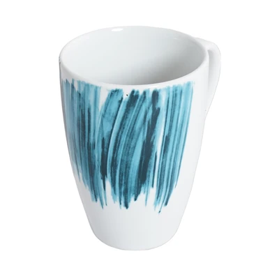 Gambar Kopin Porcelain Indigo Mug Kopi Porcelain Brush 750 ml - Putih