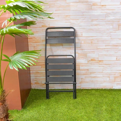 Gambar Soleil Nero Kursi Teras Lipat - Hitam