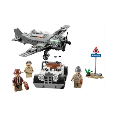 Gambar LEGO Set Indiana Jones Figther Plane Chase 77012