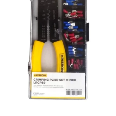 Gambar Krisbow Set Tang Crimping 9 Inch Lrcps9 - Kuning