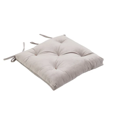 Gambar Informa Bantal Alas Duduk Dacron Velvet 40x40 cm - Krem Beige